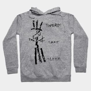 Swords Gift One Piece Men's for Best Friends Hoodie